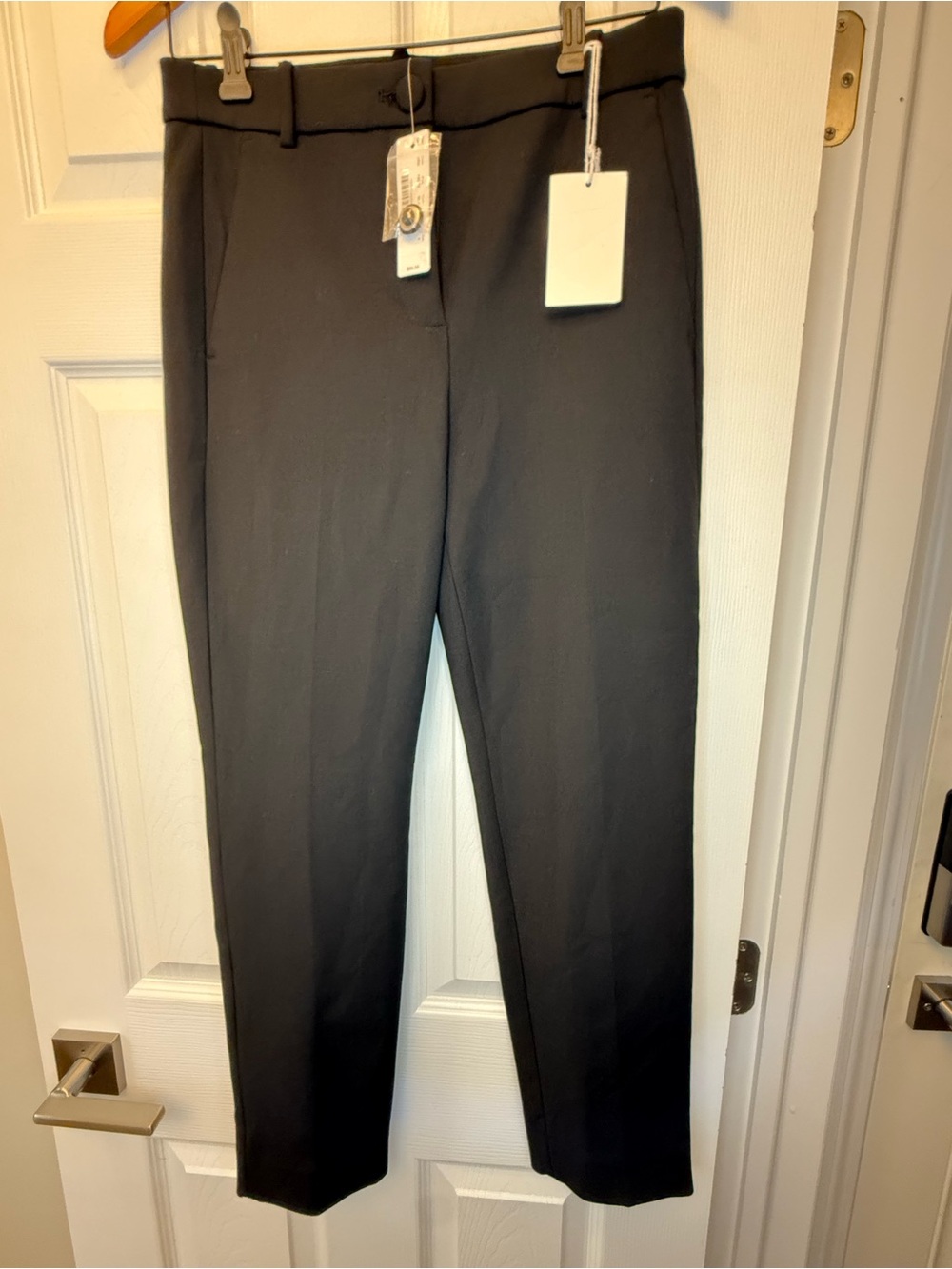 J.Crew High-Rise Cameron Pant Black Size 4 NWT Slim Ankle Career